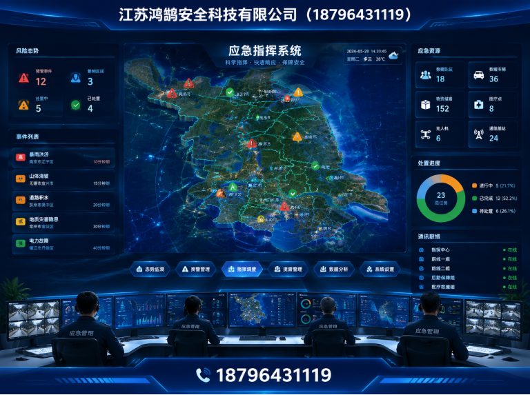河源应急指挥系统展示图