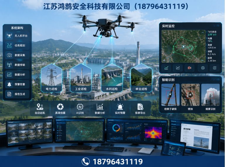 河源无人机巡检系统展示图